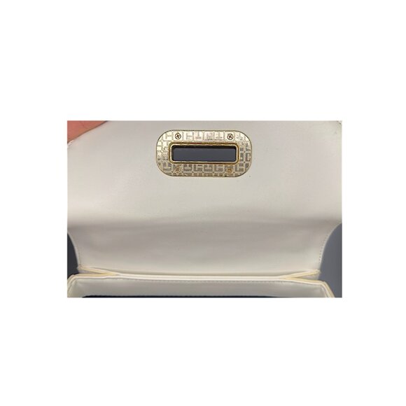 Tommy Hilfiger Embroidered Denim Crossbody Bag with Gold Chain Strap - Picture 13 of 16